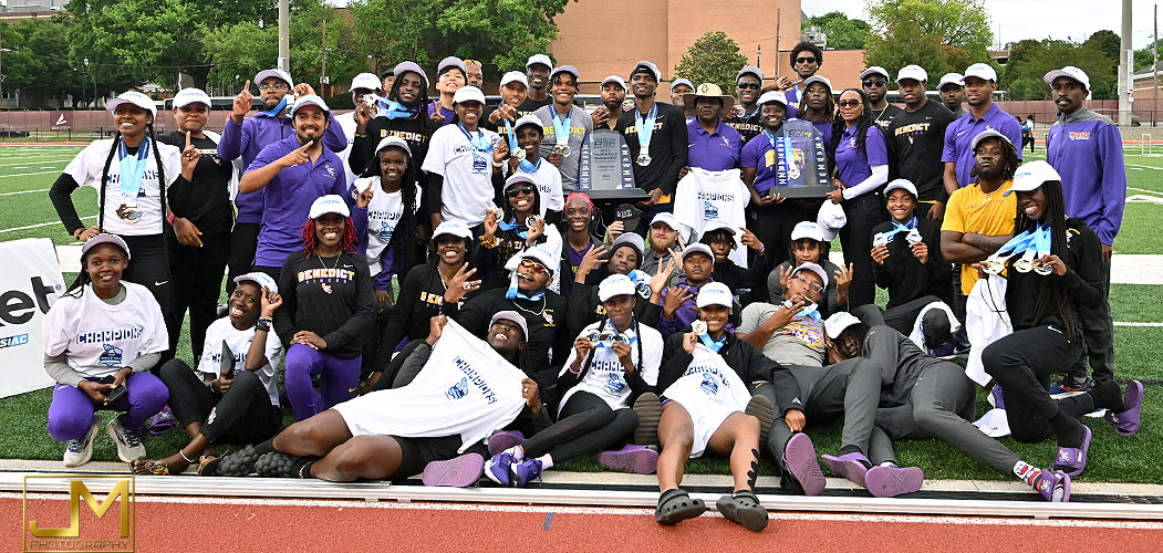 Benedict College won the men's and women's 2023 SIAC Outdoor Track and Field Championships. Photos copyright Jason McDonald, JM Photography for CORE360 Sports.