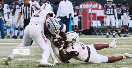 Scroggins Leads Howard to First Win