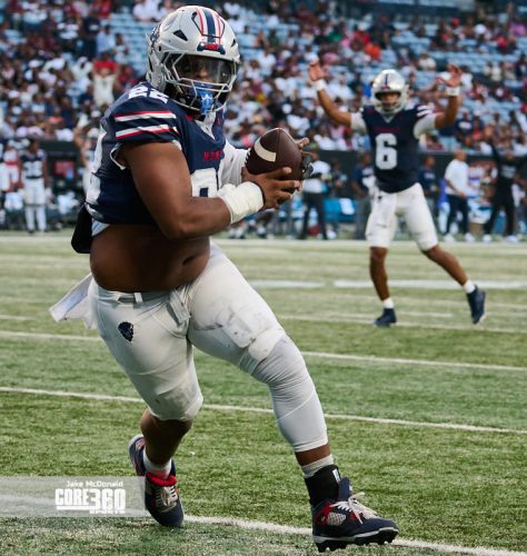 Scroggins Leads Howard to First Win