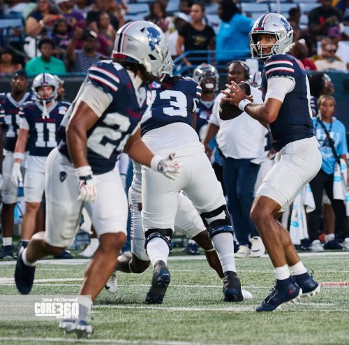 Scroggins Leads Howard to First Win