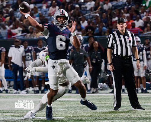 Scroggins Leads Howard to First Win