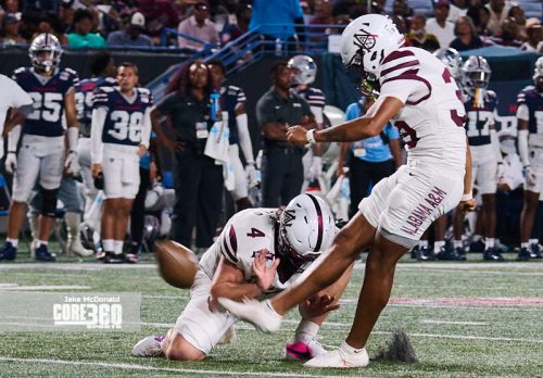 Scroggins Leads Howard to First Win