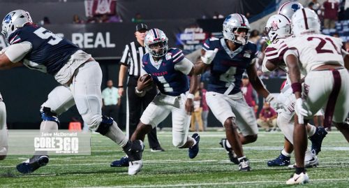 Scroggins Leads Howard to First Win