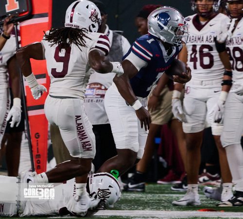 Scroggins Leads Howard to First Win