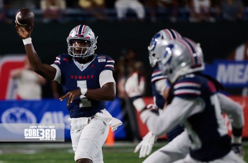 Scroggins Leads Howard to First Win