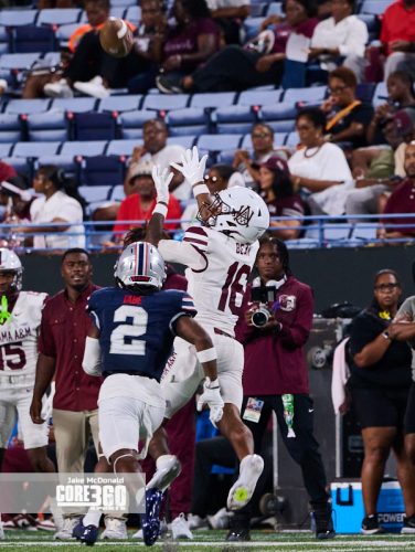 Scroggins Leads Howard to First Win