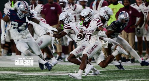 Scroggins Leads Howard to First Win