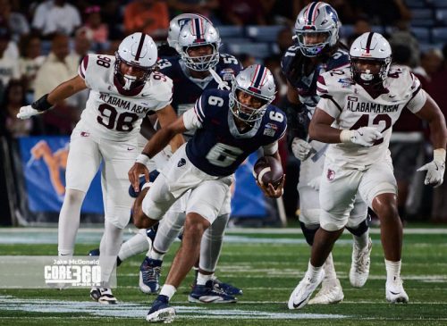 Scroggins Leads Howard to First Win